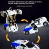 Kinderspielzeugauto Junge Ein-Knopf-Verformungsspielzeugauto Kollisionsauto Roboter Trägheit Kollision Polizeiauto Rennen