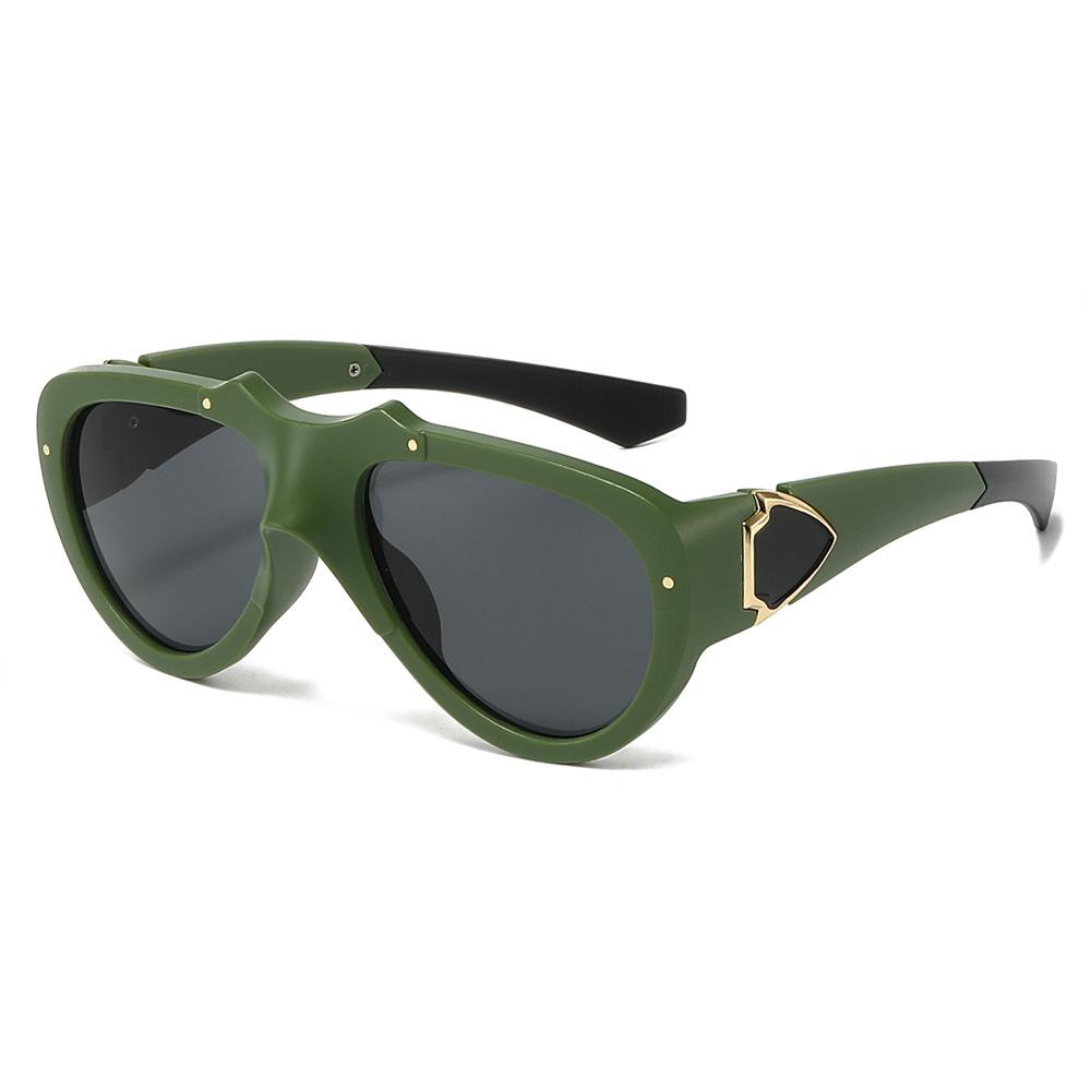 Premium Comfortable Durable High Quality Stylish Retro High End Oversized Aviator Square Shaped Lenses Female Male Sun Glasses