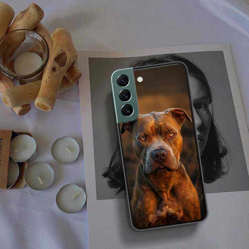 Pit Bull Lovely Pet Dog Pitbull Phone Case For Samsung Galaxy Note 20 Ultra 10 Lite 9 8 M12 M21 M30S M31 M32 M51 M52 S10 S9 S8 P