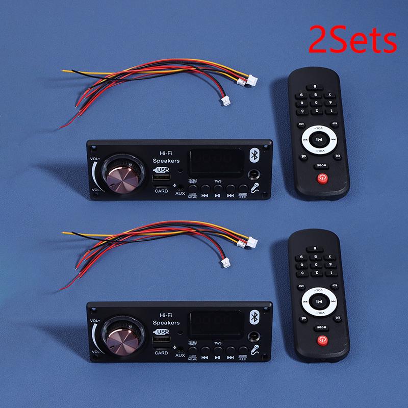 DC 12V MP3 BT Dekodierplatine Auto-Audio MP3-Dekoder BT 5.3 Ohne Verstärker USB TF UKW-Radio Modul Farbdisplay MP3-Player