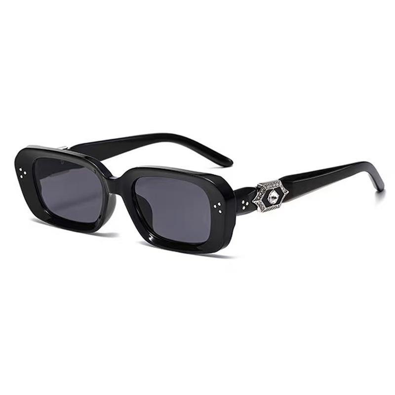 Sunglasses Advanced Sense Uv Protection Big Face Small Sunglasses Travel Driving Sunscreen Sunglasses Metal hinge
