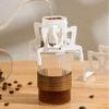 Foldable Coffee Filter Holder Reusable Lightweight Coffee Ear Drip Filter  Outdoor Paper Drip Holder Rack for Home Travel