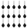 15pcs Nylon Beer Tap Plug Brush Black Cleaning Accessories Nylon Brush  Draft Beer System
