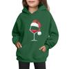 Sweatshirts For Teen Girls Hoodies Long Sleeve Drawstring Pullover Cute Printed Oversized Hoodie Christmas
