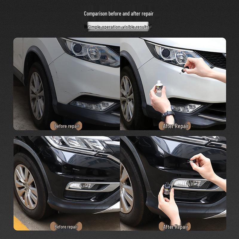 Baoke Car Scratch Repair Pen - Waterproof, Sun-resistant Brush Tip for Metal Coloring