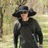 Fishing Hat for Adult with USB Cooling Fan Solar Powered Fan Hat Waterproof Sun Protective Hat for Outdoor Activity