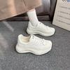 The first layer of cowhide dad shoes women's spring new sports and leisure shoes versatile and lightweight white shoes