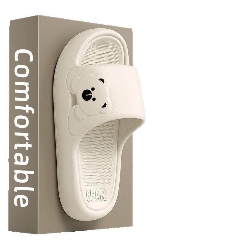 Cool slippers women's summer cartoon home bathroom non-slip and non-smelly feet home indoor bath men