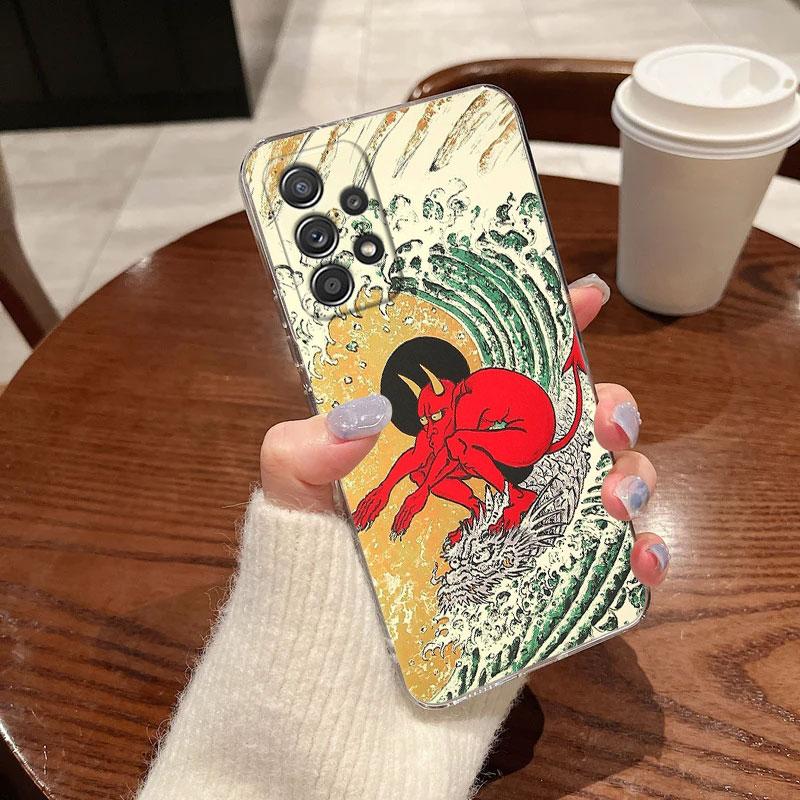 Katsushika Hokusai Art Great Wave For Samsung Galaxy A55 Case A54 A52 A53 A15 A14 A13 A21S A23 A51 A34 A35 A33 A32 A72 A71 Cover
