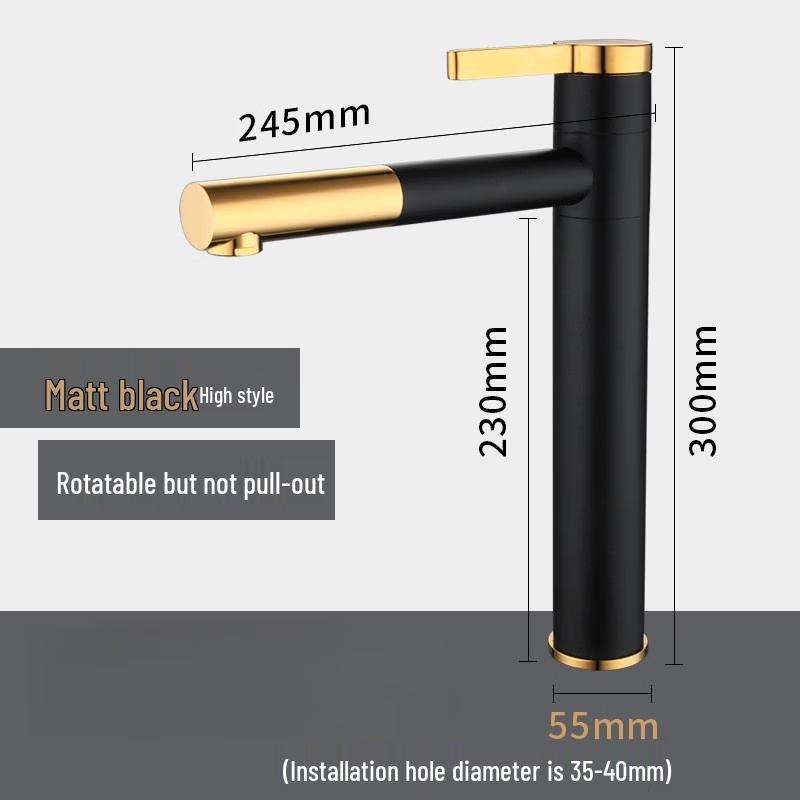 TLXT Rotatable Bathroom Basin Faucet