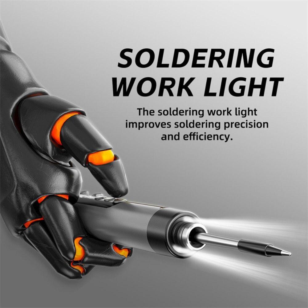 Cordless Digital Soldering Iron USB Charging 1000mAh Battery Solder Iron Adjustable Temperature 260-420℃ Multifunctional