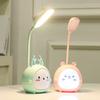 Portable LED Table Lamps 3 Lighting Modes Cartoon Deer Eye Protection USB Charging Reading Desk Light Night Light