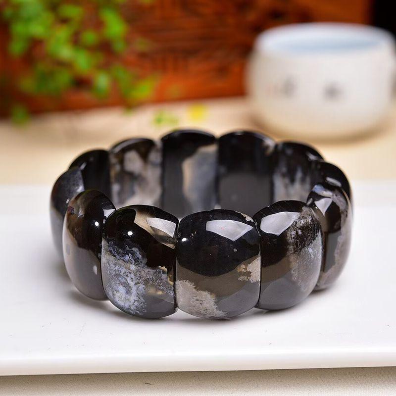 Black Tiger Eye Agate DIY Unisex Bracelet