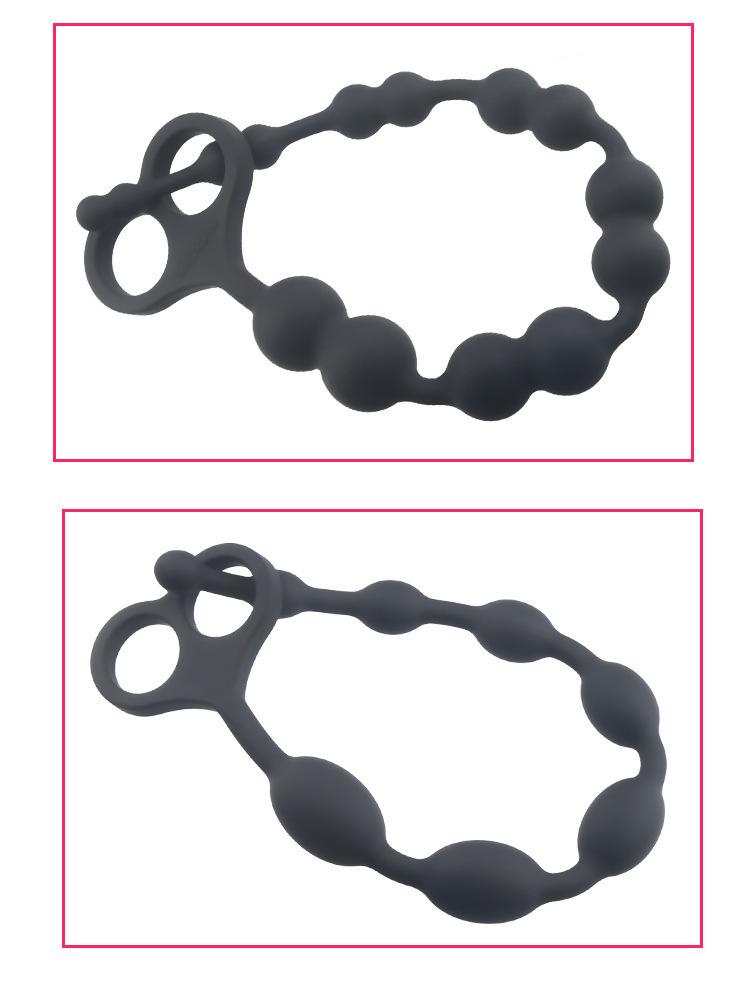 Versatile Extra-Long Anal Plugs: Large-Size Beaded Masturbators for Men and Women, Adult Toys