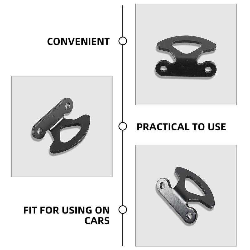 4 Pcs Trailer Chain Hooks Car Accessories Pickup Truck Cargo Tie Down Anchors Gadgets
