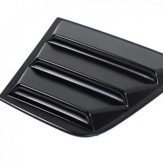 Rear Side Window Blinds Quarter Louver Cover Accessories for Dodge Charger 2015+