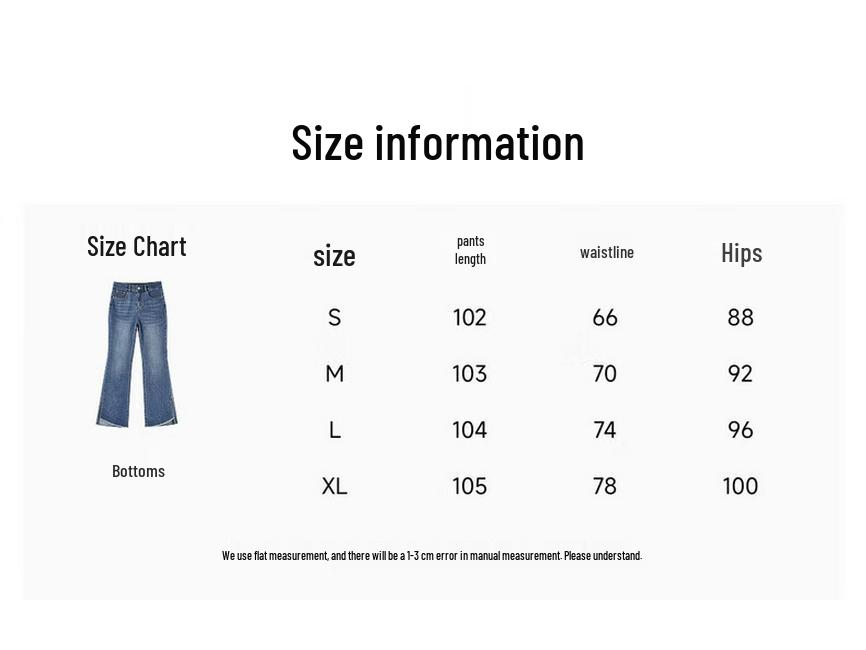 Women's High-Waist Slim Fit Flared Jeans
