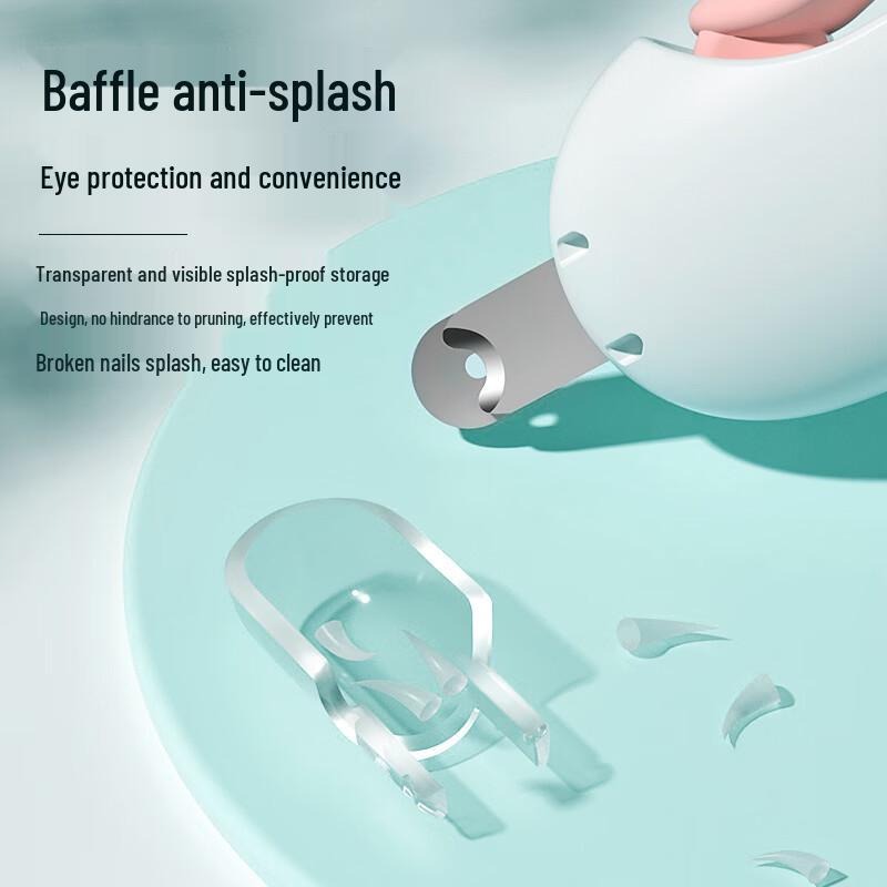 ZUNDUO Splash-Proof Pet Nail Clipper 3-Pack