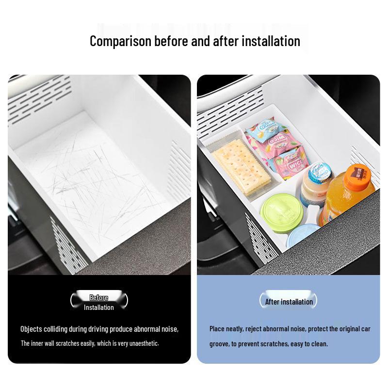 Non-Slip Silicone Cup Holder Mat for Second Row Beverage Protection.