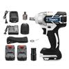 1280W 3 IN 1 Electric Brushless Cordless Hammer 520NM Wrench Drill Rechargeable Screwdriver Impact Drill with Battery