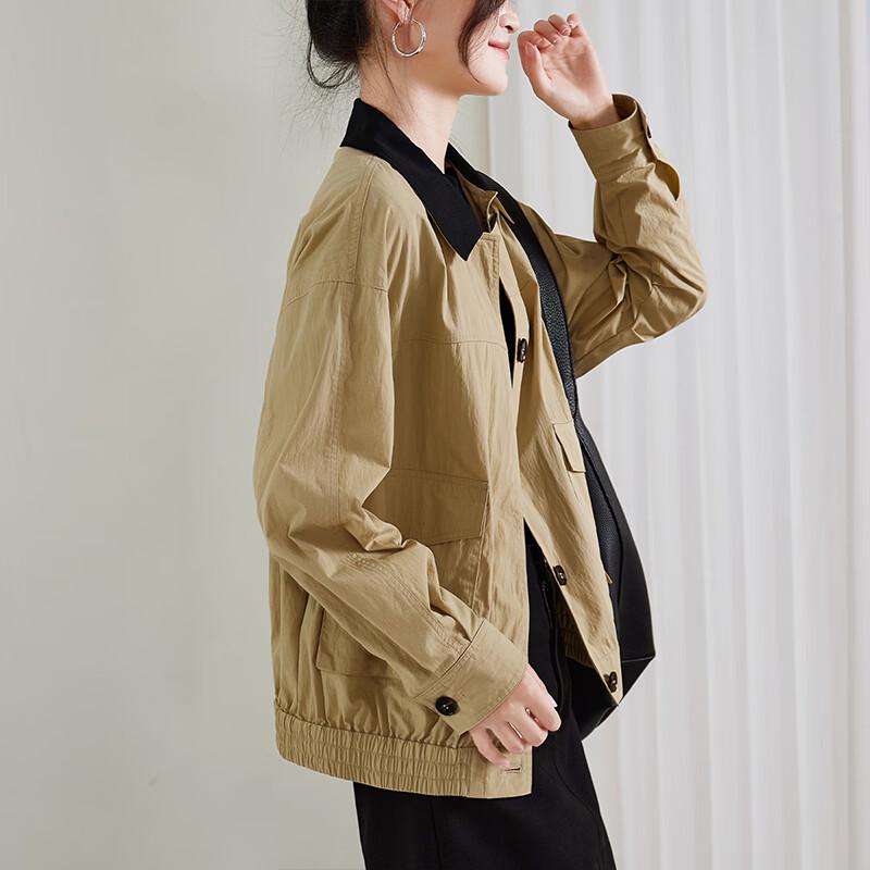 Женская ретро-куртка SOFSIL с лацканами в стиле пэчворк M