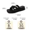 Retro Pearl Bow Flat Bottom Cool Slippers Women's Summer French Fashion Xingkang Outer Wear with Skirt One-word Slippers