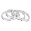 INFINAUTO Hub Centric Rings 63.3-mm Inner To 73.1mm Outside Diameter Vehicle Wheel Hub Rings Aluminum Alloy 4pcs