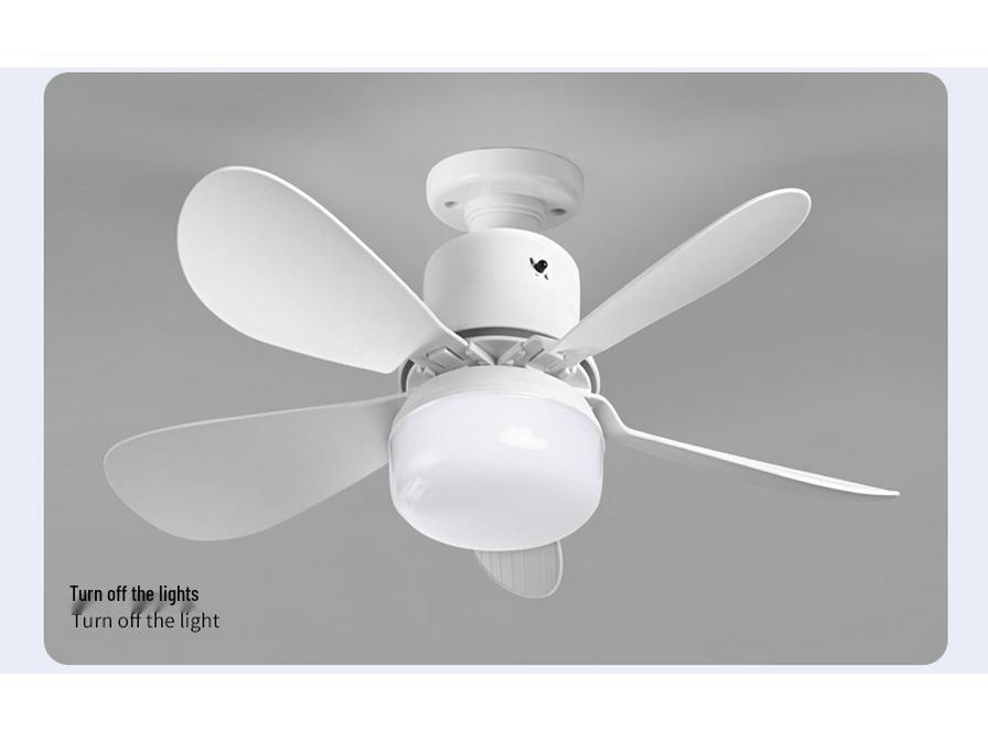 Dimmable LED Ceiling Fan Light - Adjustable Speed E27 Screw for Kids' Room