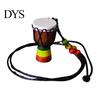 Necklace Rope Handmade Musical Instrument Pendent Classic Ornament Neck Decoration Chain Pendant Art Craft Mini African Drum Photography Props