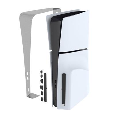 Copertura antipolvere in rete protettiva per PS5 Slim con tappi antipolvere in silicone Copertura dissipatore di calore a striscia centrale Accessori per giochi