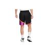 Nike KMA Mesh Quick Dry Contrasting Colors Basketball Shorts Black Purple Men's CK6392-010