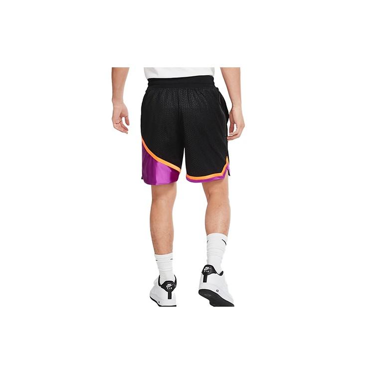Nike KMA Mesh Quick Dry Contrasting Colors Basketball Shorts Black Purple Men's CK6392-010