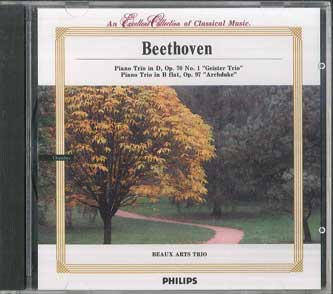 

CD - Beethoven: Piano Trio No. 5 Ghost, MP147 PHILIPS Japan Classical Used