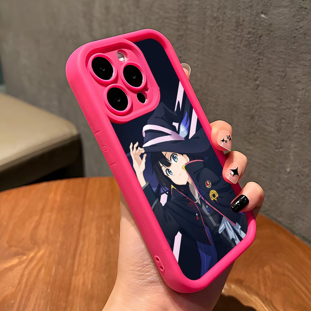 Wandering Witch Saya Phone Case for iPhone 17 16 15 14 13 12 11 Air Pro Max Plus Red Soft TPU Shockproof Cover