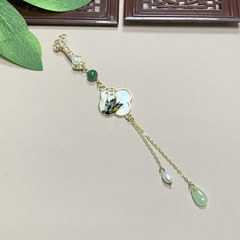 Chinese Fad Cheongsam Lappet Pendant New Chinese Original Retro Style Corsage Ornaments Han Dynasty Tassel Brooch Ornament Accessories