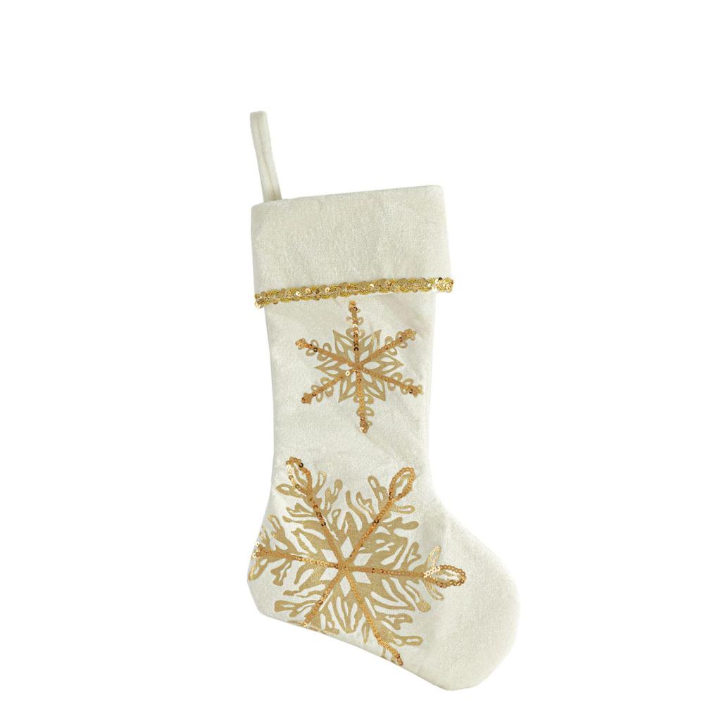 Velvet Christmas Stockings with Hot Stamping Gift Bags Ornaments