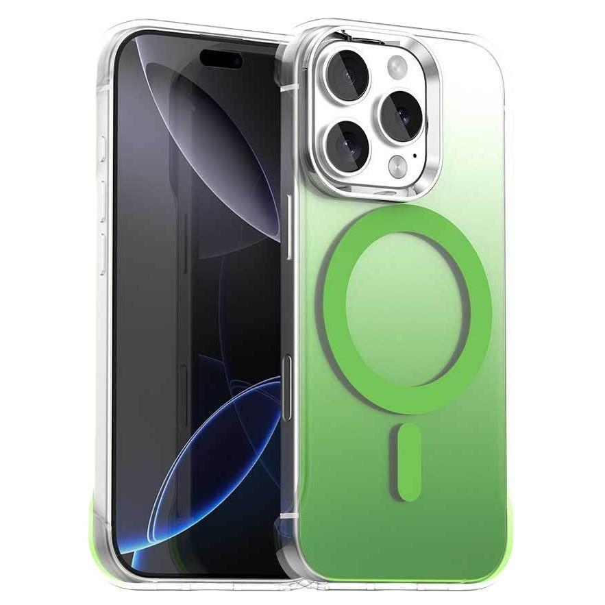 Suitable for Apple 16PM Borderless Magnetic Case Ip13/14pro, Simple Gradient Plus Ultra-thin Heat Dissipation Protective Case