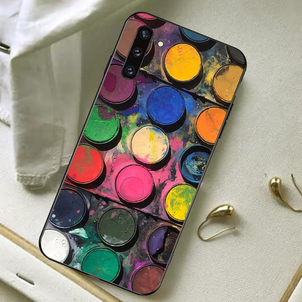 Watercolors Paint Palette Painting Box Phone Case For Samsung A 13 21 30 31 32 51 52 53 70 for Huawei Honor 50 60 70 for OPPO