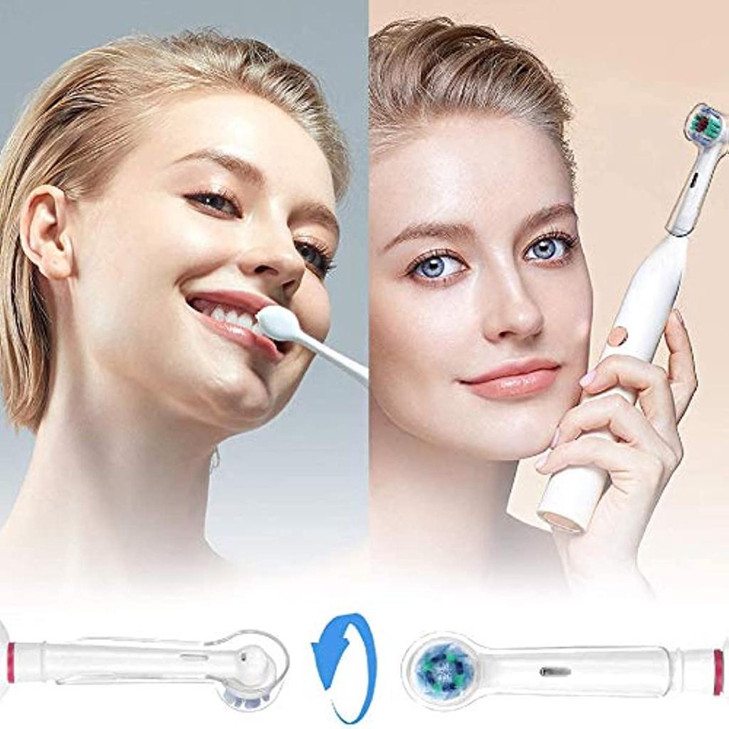 6 Abdeckungen für elektrische Zahnbürsten – kompatible Zahnbürstenabdeckungen, Schutzabdeckungen für elektrische Zahnbürstenköpfe – transparente, staubdichte Zahnbürstenabdeckungen