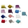 Case Organizer for Rings Bracelets Necklaces Earrings Velvet Chenille Tassel Zipper Storage Bag