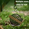 Outdoor Mosquito Coil Tray Camping Tools Tourist Hiking Mosquito Coil Holder Camping Supplies Hanging Mosquito Coil Holder Black