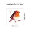 Realistic Small Robin Wall Sticker Window Sill Window Decal for Bedroom Living Room Door Kindergarten Decor