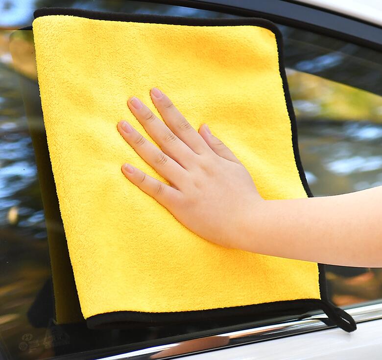 30x60CM Car Wash Microfiber Towel Car Cleaning Drying Cloth Hemming Car Care Cloth Detailing Car Wash Towel