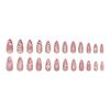 Cat's Eye Shining Star  Bow Shining Sweet Nail Art 24 Pieces