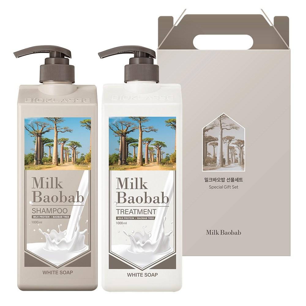 

Milk Baobab Подарочный набор для волос из 2 предметов, аромат белого мыла, 1 комплект