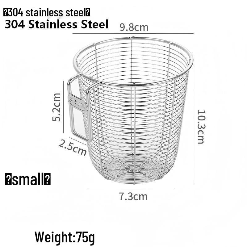 Liang Sheng Wall-mounted Stainless Steel Chopstick Basket & Draining Rack