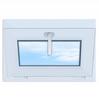 Janela de PVC Branca, Basculante, 60X40 Nova, 600X400 Vidro Duplo, Basculante