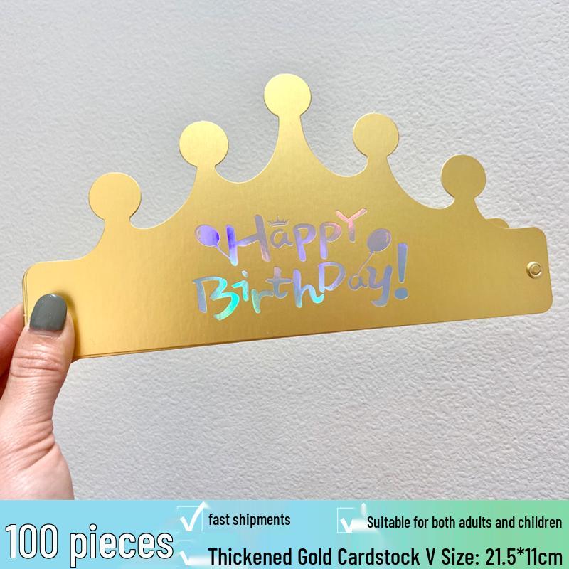 Creative Birthday Cake Pom-Pom Party Hat for Kids & Adults