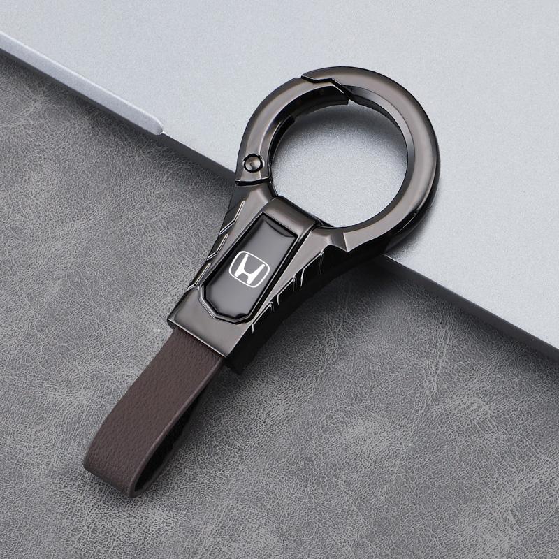 Honda Car Keychains Zinc Alloy Key Pendant Accessories For Honda Stepwgn Prelude Insight Vezel CRZ Civic FIT CRV Accord Jazz HRV EC5