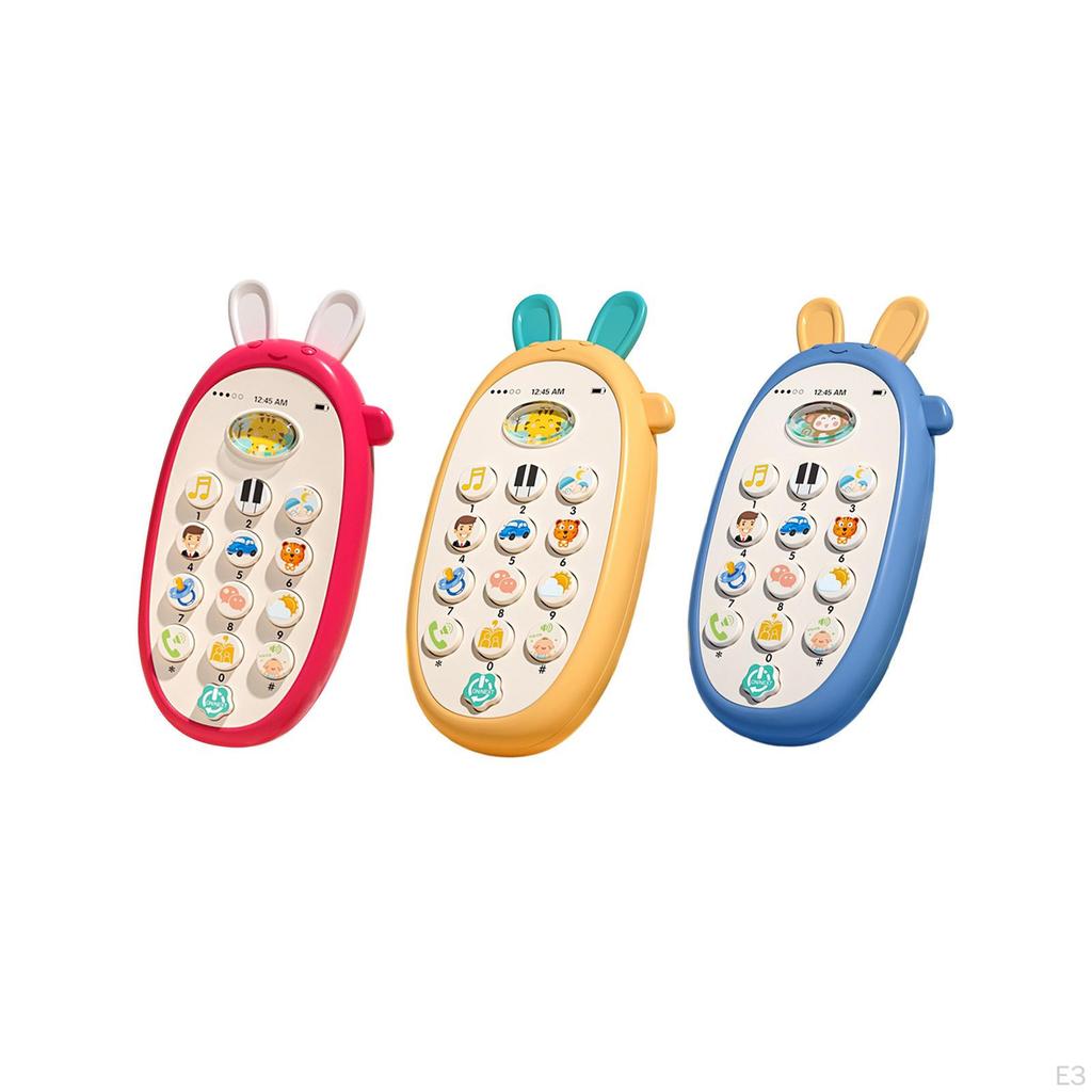 Baby Phone Toy Christmas Gifts Educational Portable Boys Girls Teething Toys pink